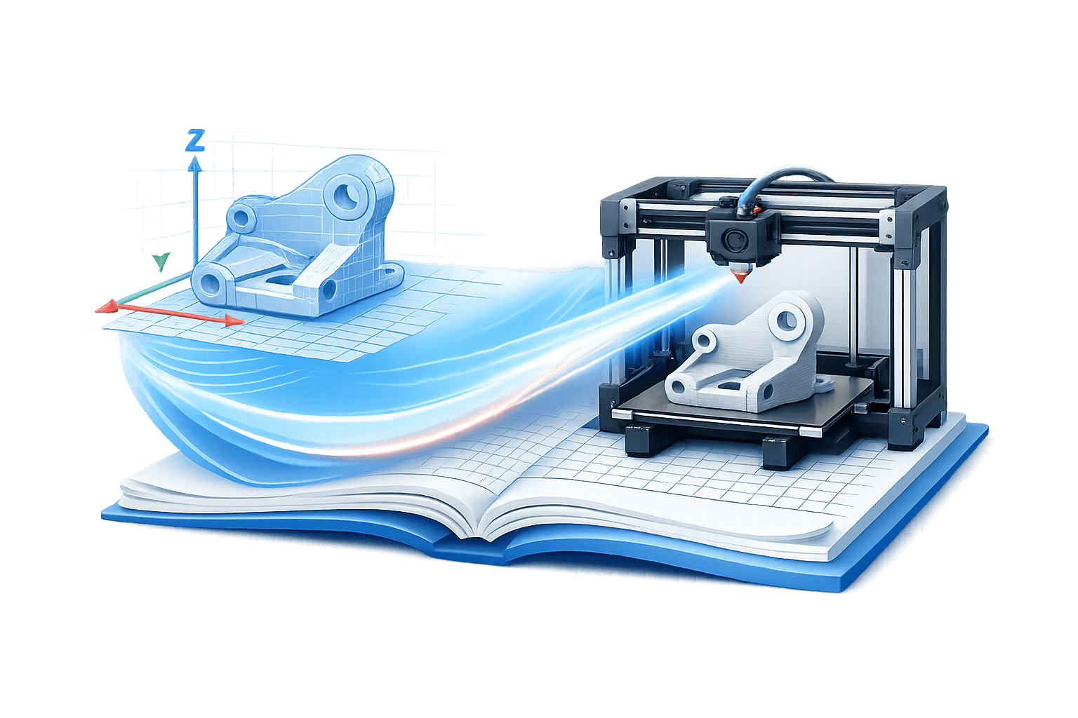 Курс по 3D печати FDM для начинающих: инженерная печать изделий PLA, ABS, PETG