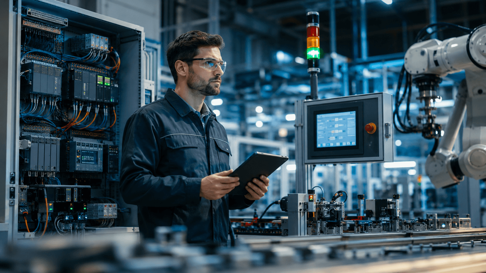 Промышленная автоматизация: PLC, SCADA, датчики и системы управления